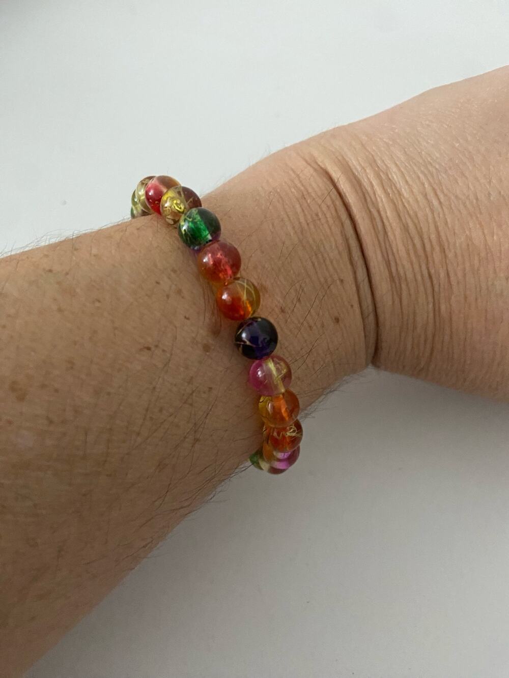 colorful bead bracelet